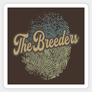 The Breeders Fingerprint Sticker